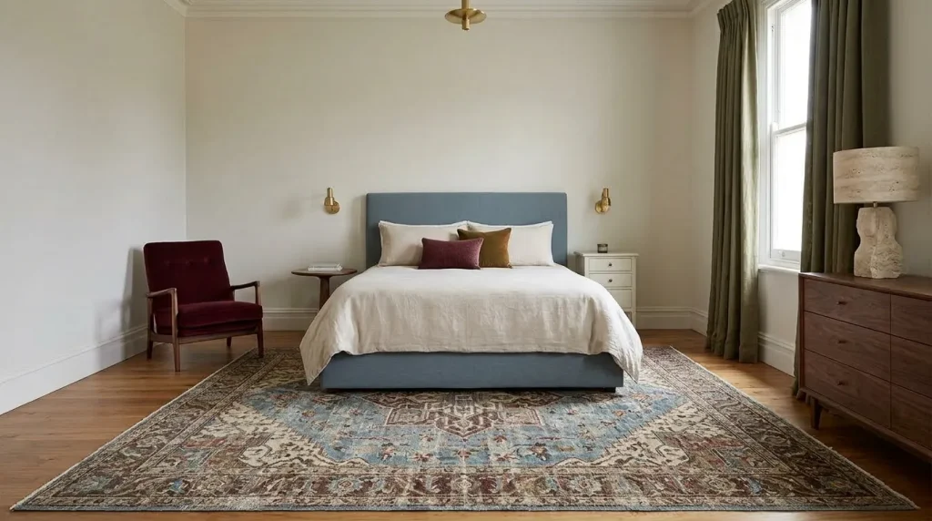 Use a Rug as the Palette Bridge