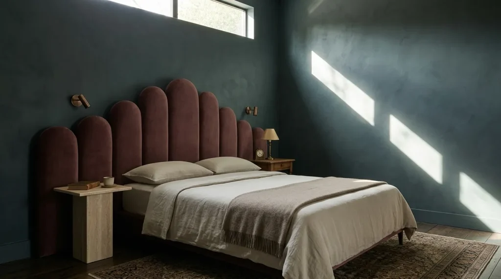 Use an Upholstered Headboard With Traditional Shape