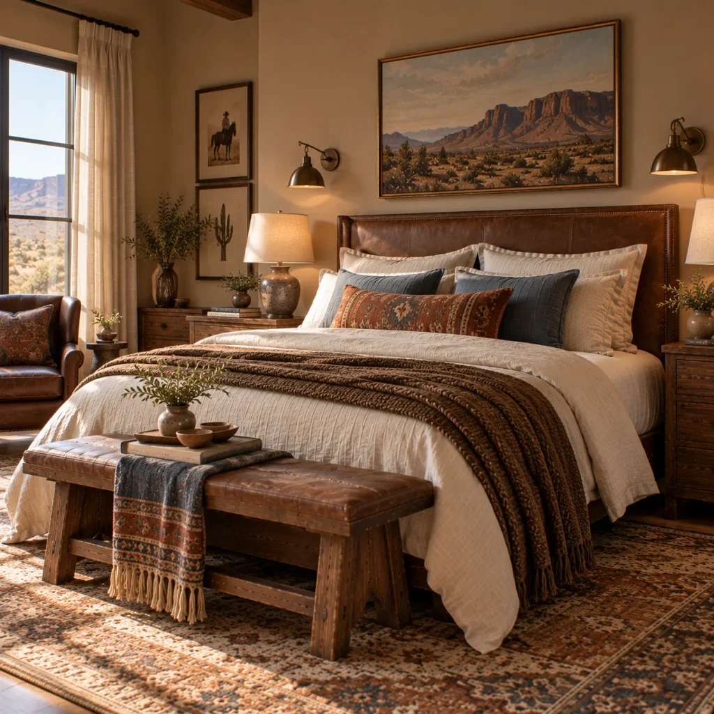 Use chocolate or tobacco brown as the grounding neutral