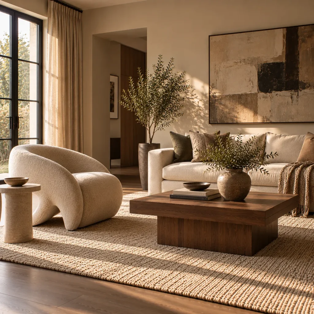 12 Minimalist Living Room Ideas for a Warm, Uncluttered Home 6 Use one sculptural piece instead of several decorative ones