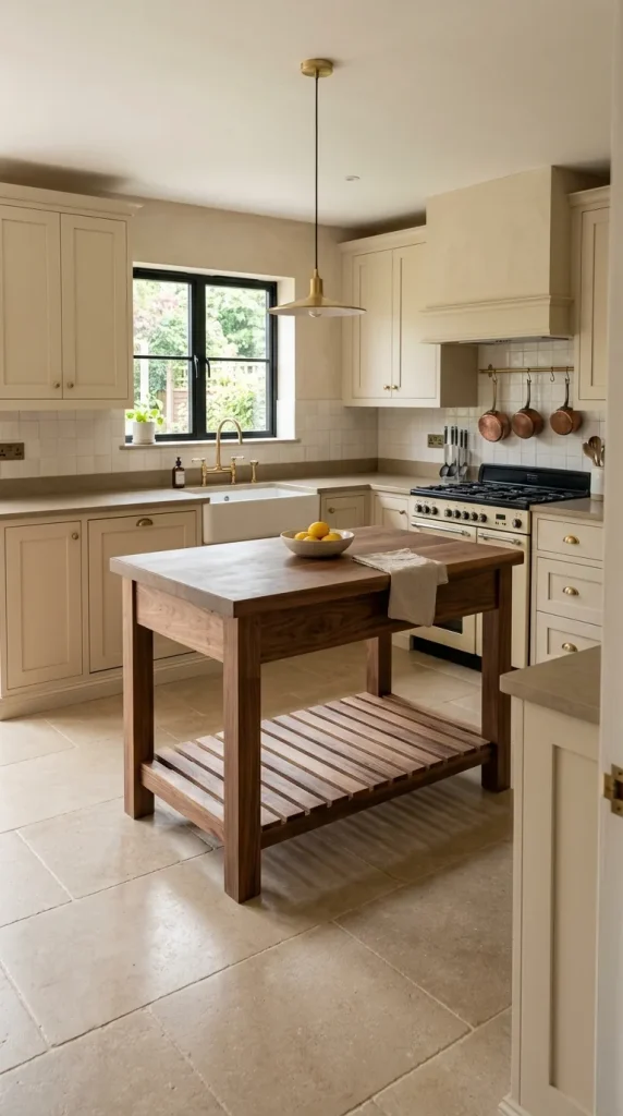 12 modern farmhouse kitchen tips for a Warm, Current Kitchen 3 Use one strong wood element rather than wood everywhere