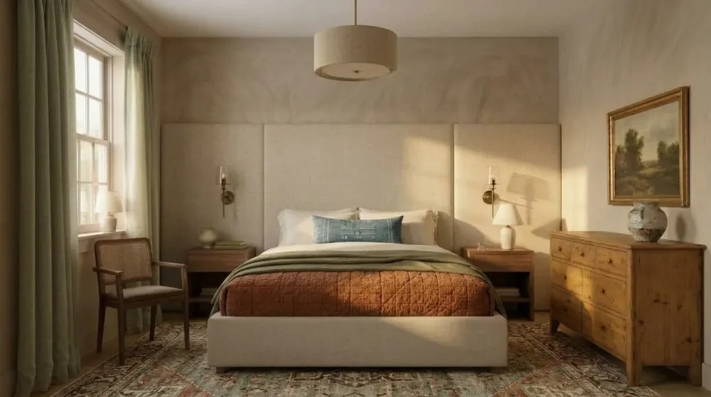 Use the rug as the palette connector