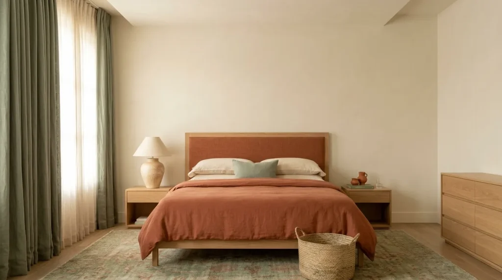 13 terracotta and sage bedroom tips for a Warm, Earthy Retreat 7 You do not have to paint anything