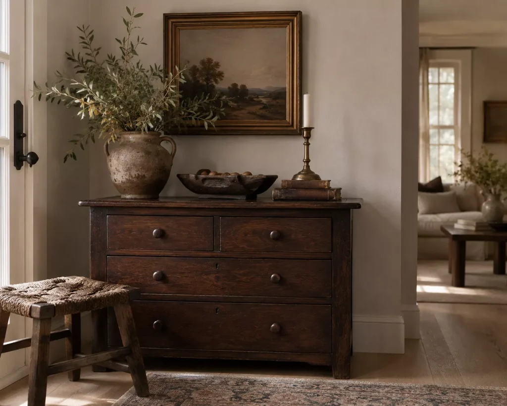 bring-darker-wood-and-vintage-pieces-forward