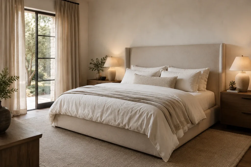 15 Dream Bedroom Ideas for a Beautiful, Restful Retreat 3 Make the Bed the Clear Focal Point