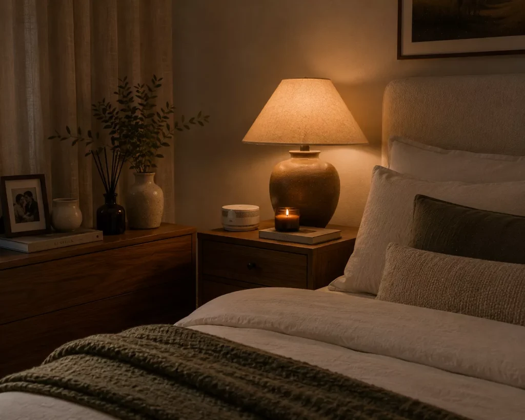 10 cozy bedroom ideas that make your room feel like a luxury retreat, Without the Luxury Price Tag 11 finish-with-scent-sound-and-details-you-actually-enjoy