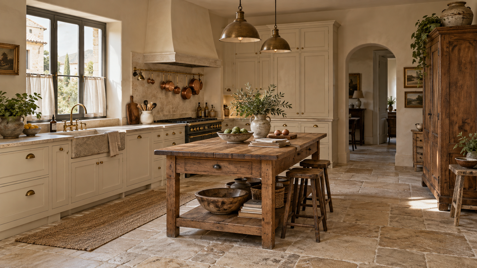 french inspired kitchen tips for a Warm, Elegant, Collected Space