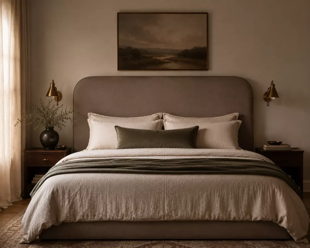15 effortless chic bedroom ideas for a Polished Retreat 4 give-the-headboard-enough-presence
