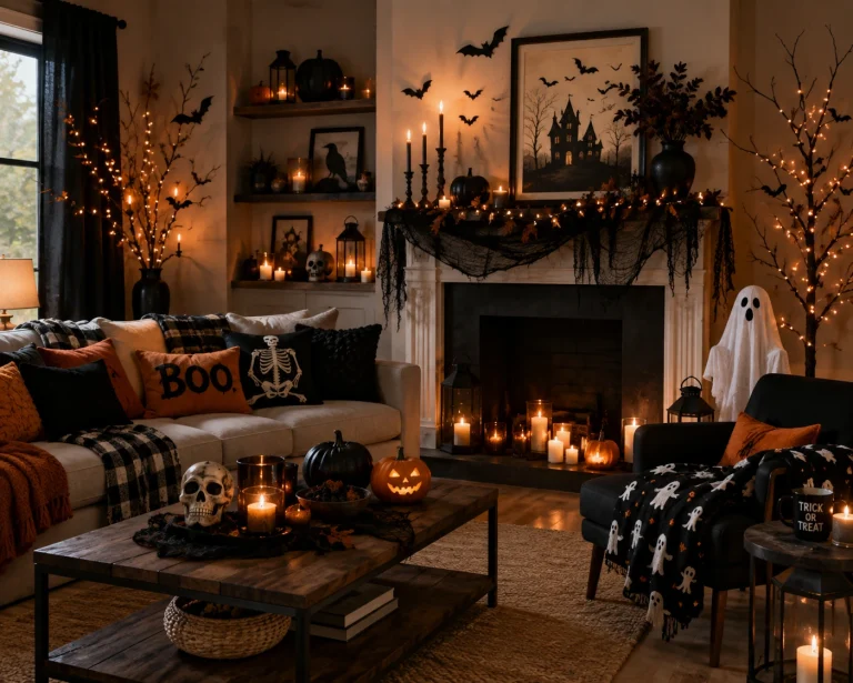 halloween living room decor ideas