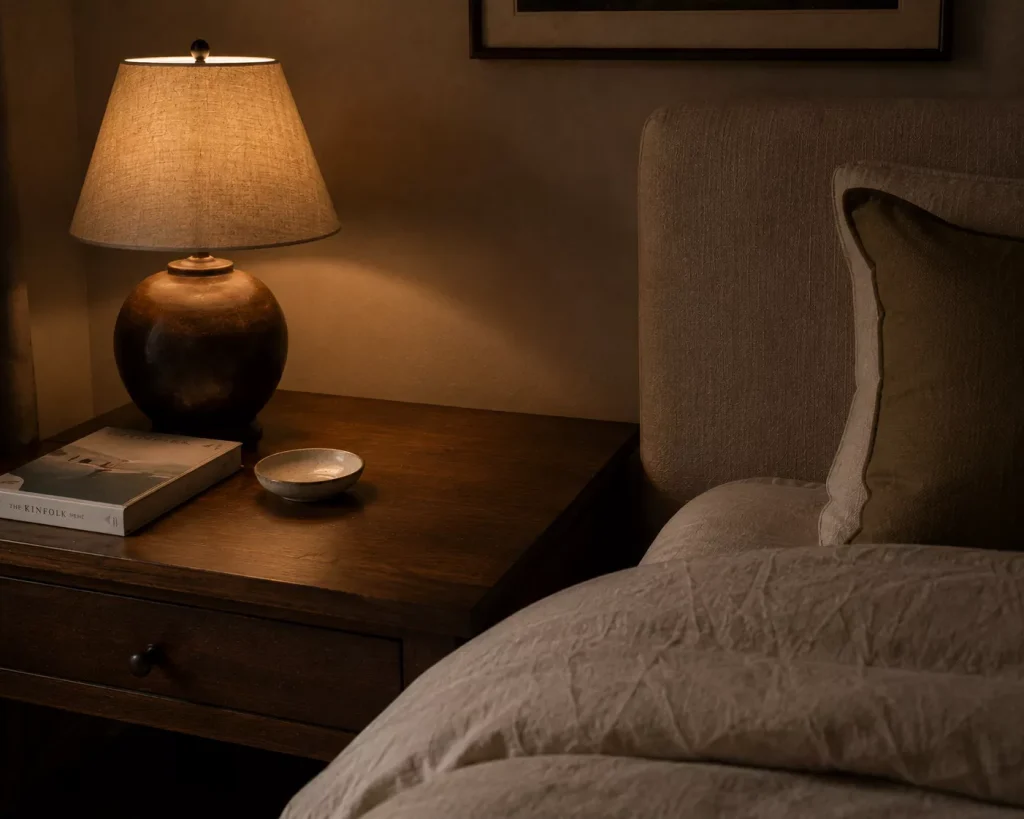 15 effortless chic bedroom ideas for a Polished Retreat 10 leave-part-of-every-nightstand-empty