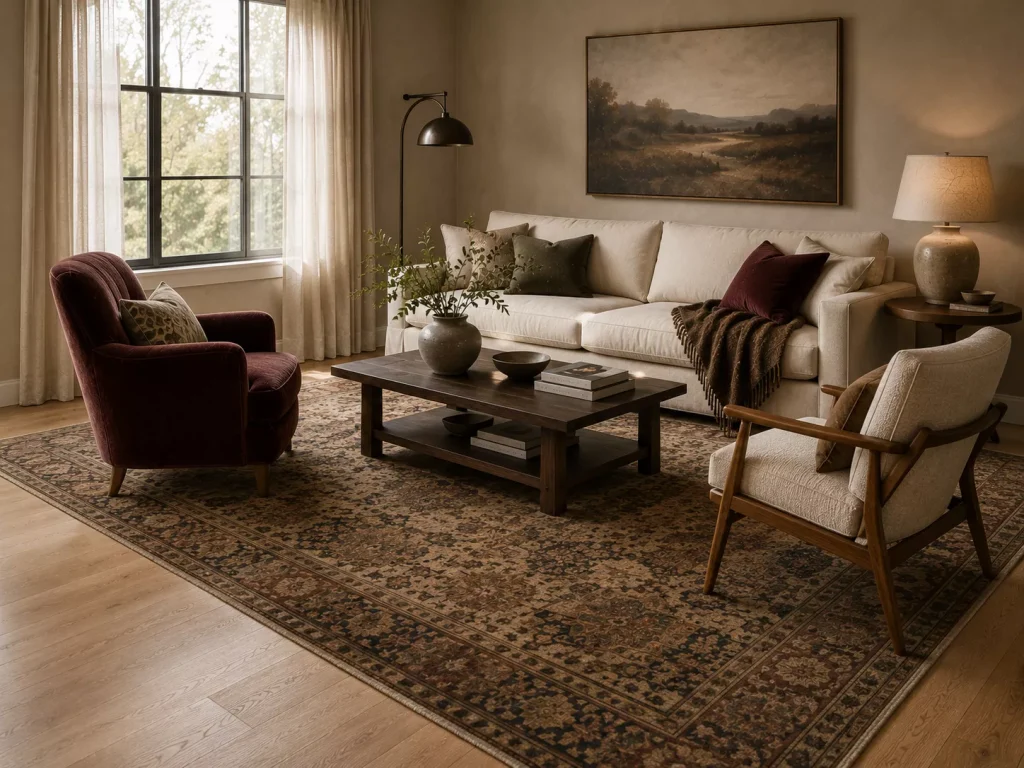 make-the-rug-large-enough-to-organize-the-furniture