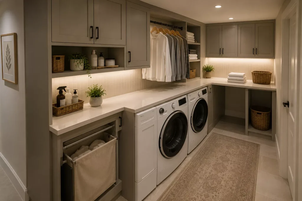 12 Tiny Laundry Room Ideas That Turn a Few Square Feet Into a Hardworking Space 2 start-with-the-footprint-not-the-cabinetry
