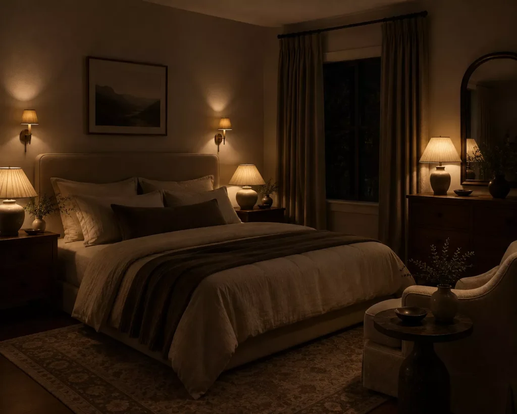 15 effortless chic bedroom ideas for a Polished Retreat 8 stop-relying-on-one-ceiling-light