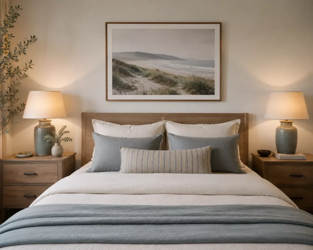 12 coastal bedroom ideas for a Calm, Breezy Retreat 10 suggest-the-landscape-rather-than-decorating-with-symbols