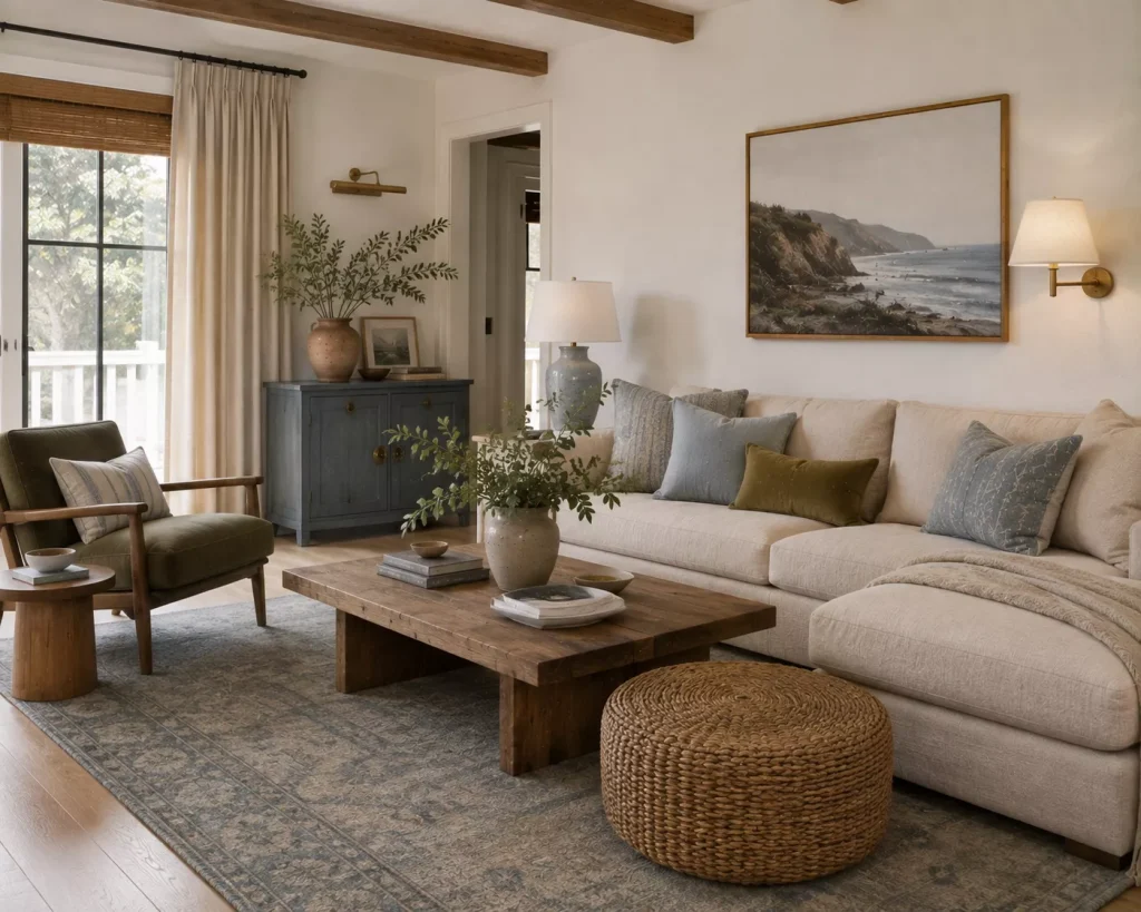 10 modern coastal decor ideas for a Fresh, Relaxed Home 3 swap-nautical-navy-for-faded-and-mineral-inspired-blues