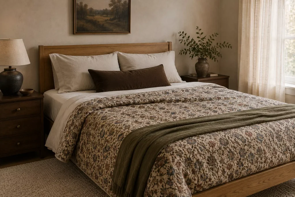 try-a-patterned-quilt-instead-of-adding-more-decorative-pillows