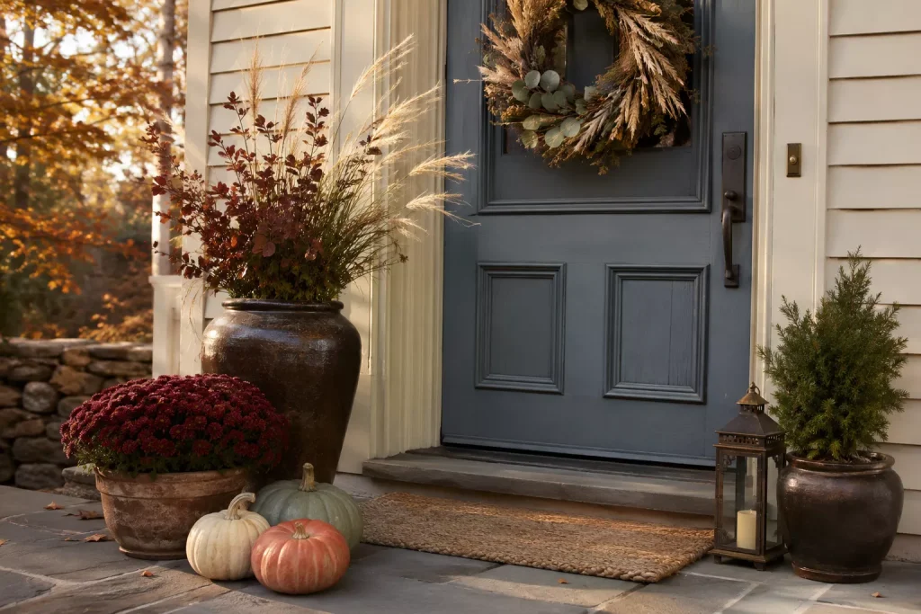 use-planters-to-create-height-around-the-entry
