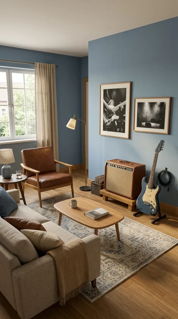 Add One Vintage Amplifier as a Decorative Feature