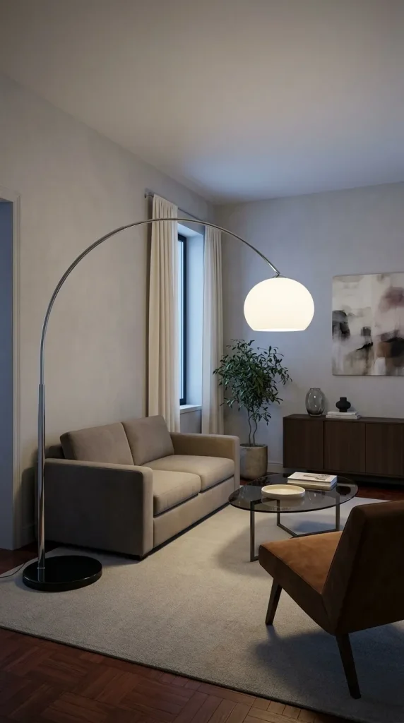 Add a Sculptural Floor Lamp