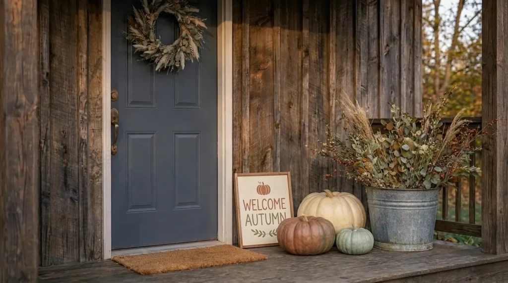 Add a small painted sign instead of a large one