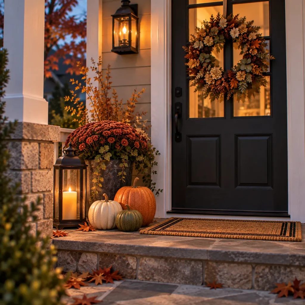 Add one lantern for warmth after dark