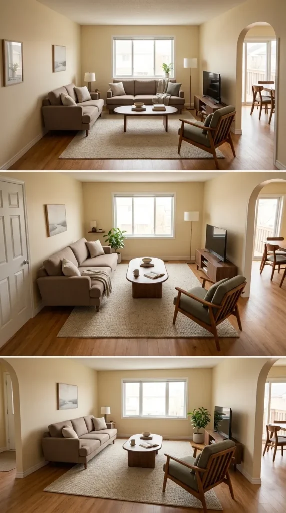 30 First Home Decor Ideas That Make a New Space Feel Finished Without Overspending 9 Arrange the Living Room Around Conversation and Movement