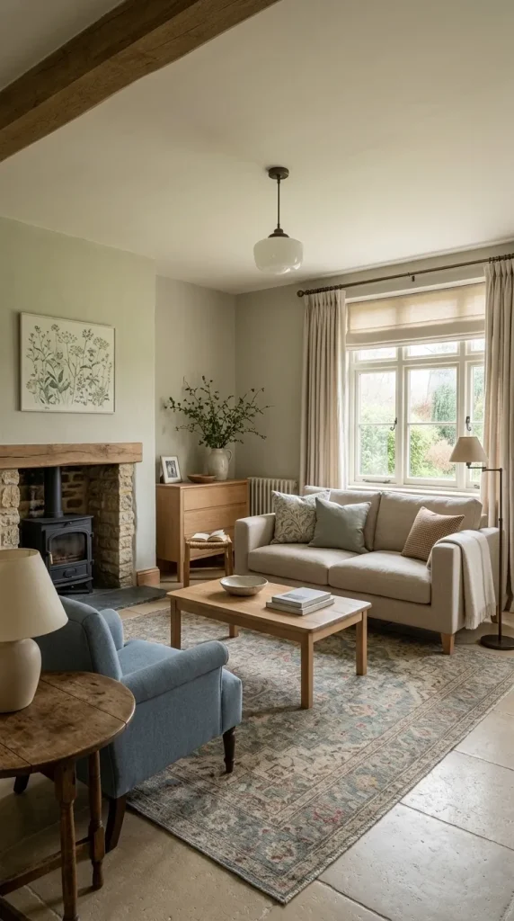 Bring Modern Country Style Into a British Living Room