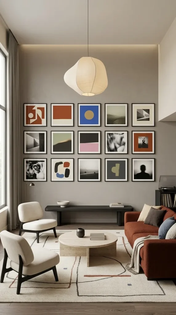 Build a Large Album-Cover Gallery Wall
