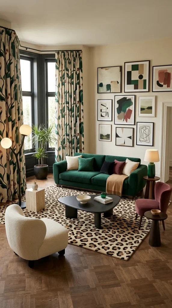 Build a Maximalist Animal-Print Living Room