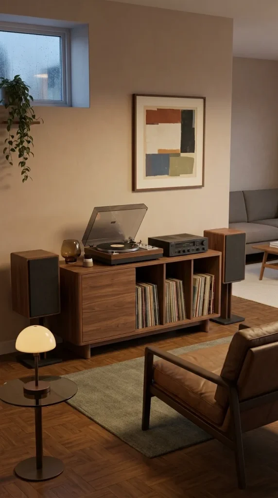 Build a Vinyl and Stereo Corner