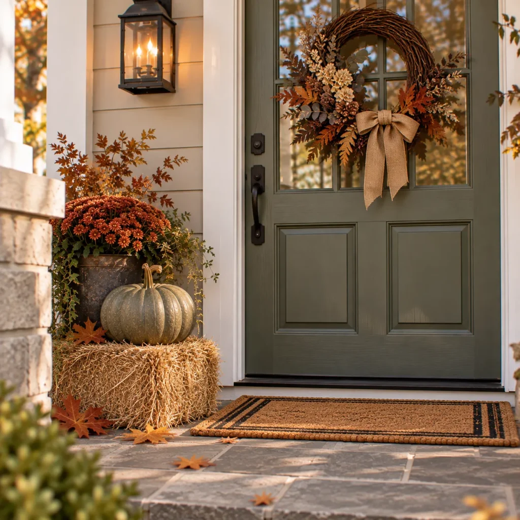 Choose one small bale instead of a stacked display