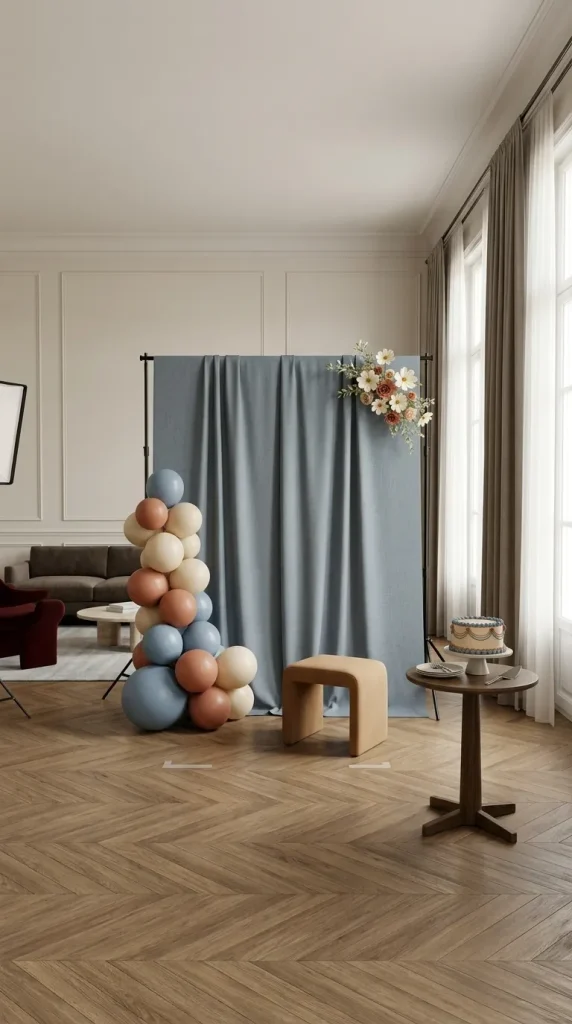 40 Birthday Living Room Decor Ideas for Beautiful At-Home Celebrations 38 Create a Birthday Photoshoot Corner