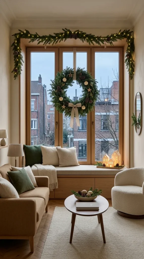 42 Christmas Living Room Decor Ideas for a Cosy, Magical and Beautifully Festive Home 21 Create a Christmas Living Room Without a Tree