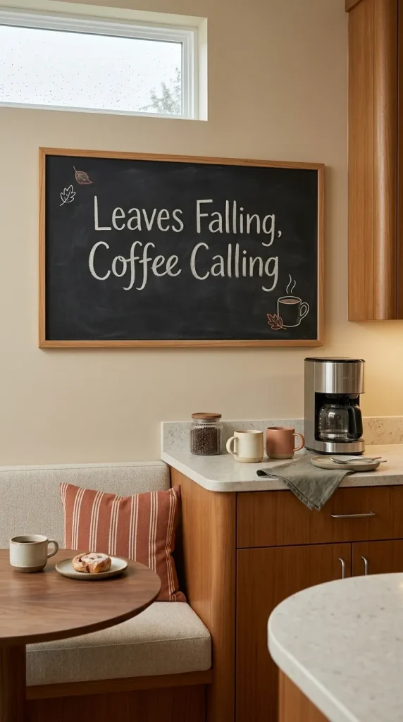Create a Funny Kitchen or Coffee-Board Phrase