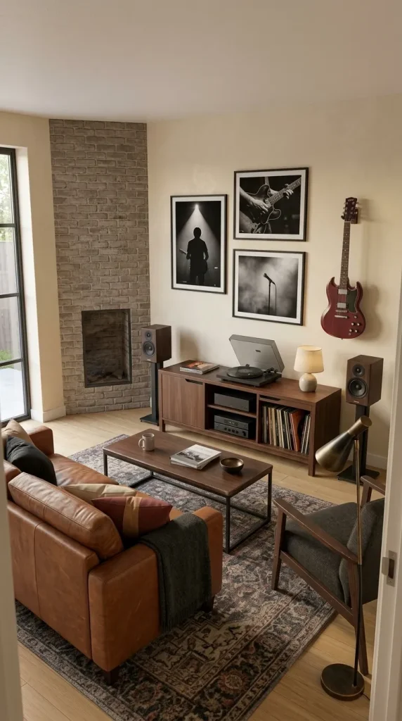 Create a Refined Classic-Rock Living Room