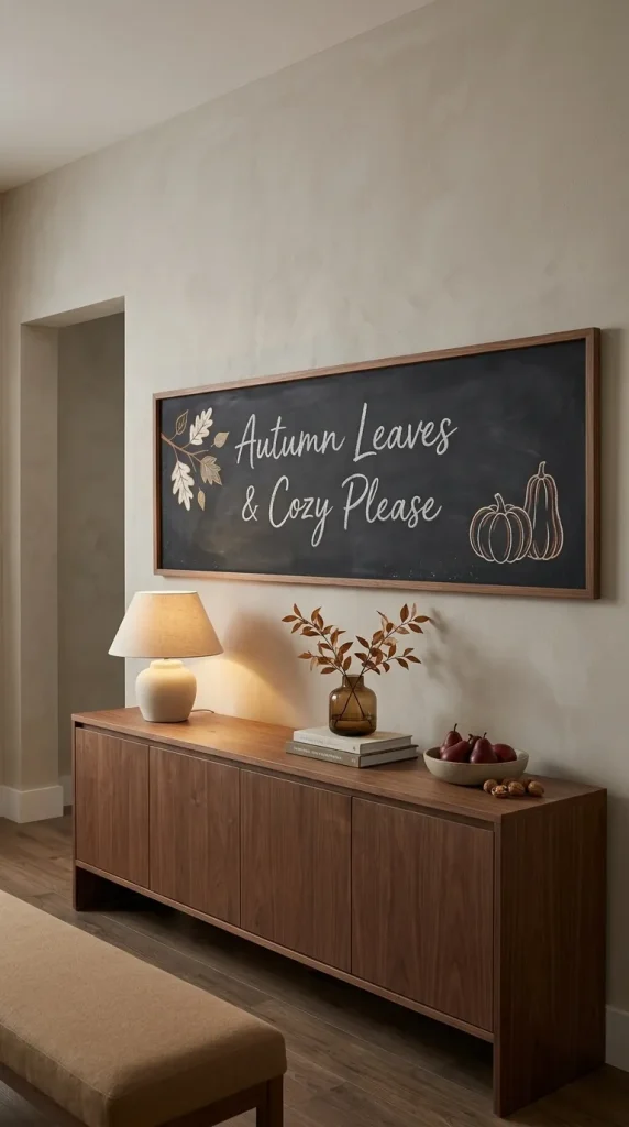 Design a Horizontal Chalkboard Around One Wide Phrase