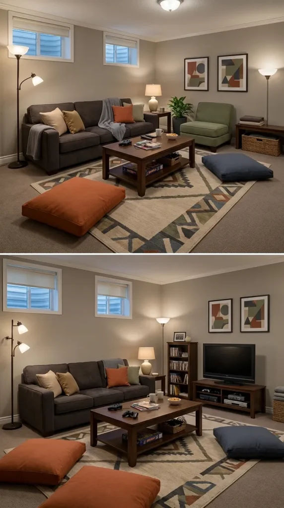 40 Living Room Decor Ideas for a Nostalgic 2000s and Y2K Aesthetic 32 Design a Relaxed Gaming and Television Hangout Room