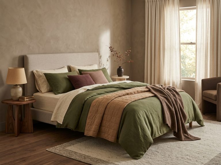 23 Fall Bedding Combos That Make a Bedroom Feel Warm, Layered and Cozy 6 Featured Image