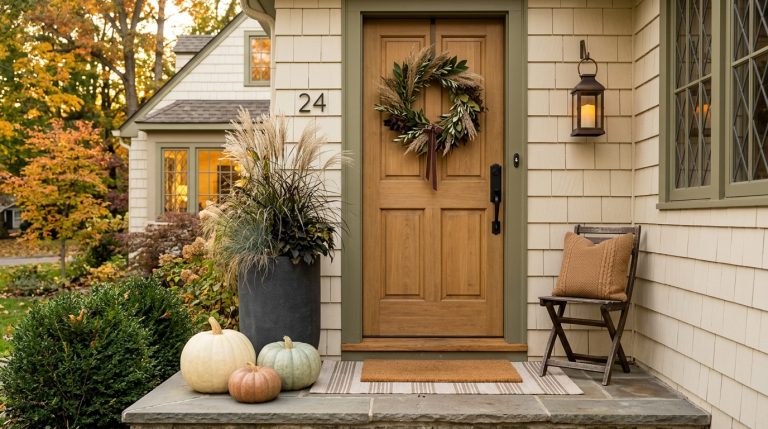 25 Small Fall Front Porch Ideas for a Cozy, Stylish Entrance 10 Featured Image