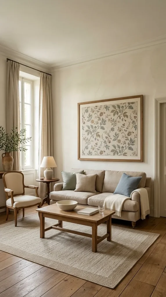 Frame Fabric for an Affordable Textured Wall Feature