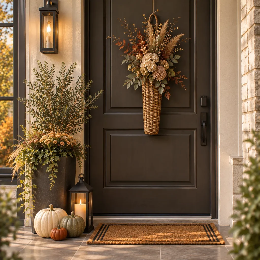 Hang a slim fall basket
