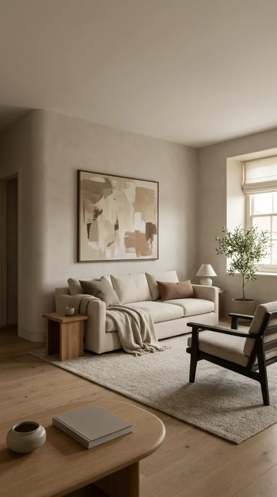 Introduce Warm Minimalism With Timber and Textured Neutrals