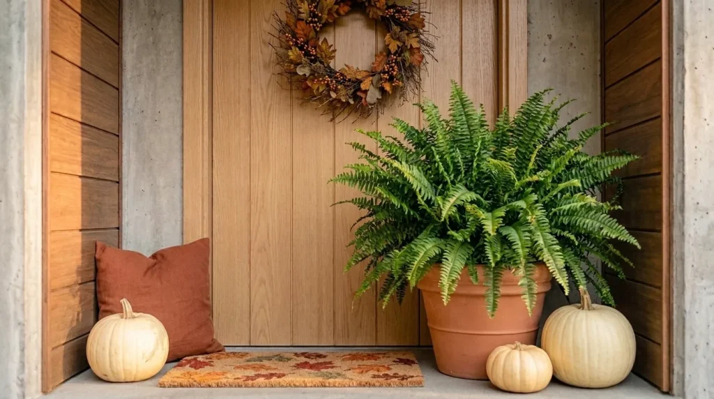 Keep summer greenery and change what surrounds it