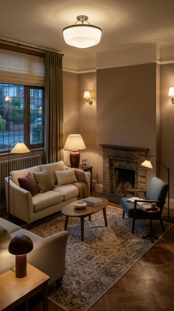 Layer Lighting to Make the Lounge Genuinely Cosy