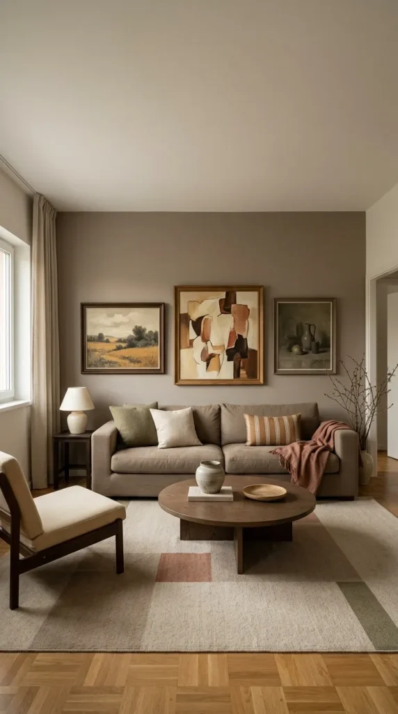 Make a Large Blank Wall Feel Finished Without Buying Dozens of