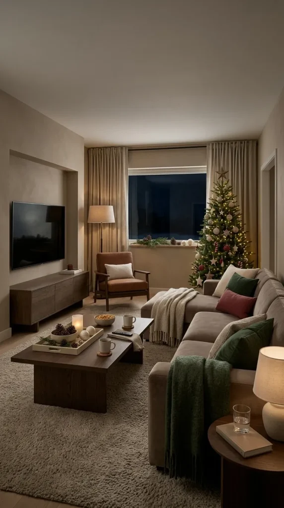 42 Christmas Living Room Decor Ideas for a Cosy, Magical and Beautifully Festive Home 40 Make the Living Room Perfect for Christmas Movie Nights