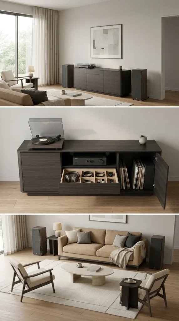 Organize Cables and Technical Accessories Out of Sight