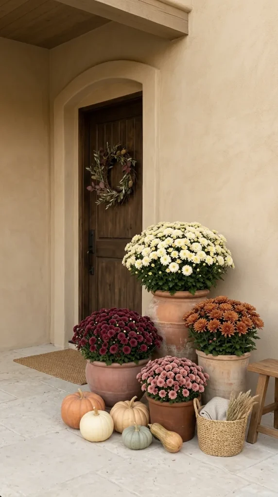 Put Mums in Terracotta for a Warmer, More Relaxed Look