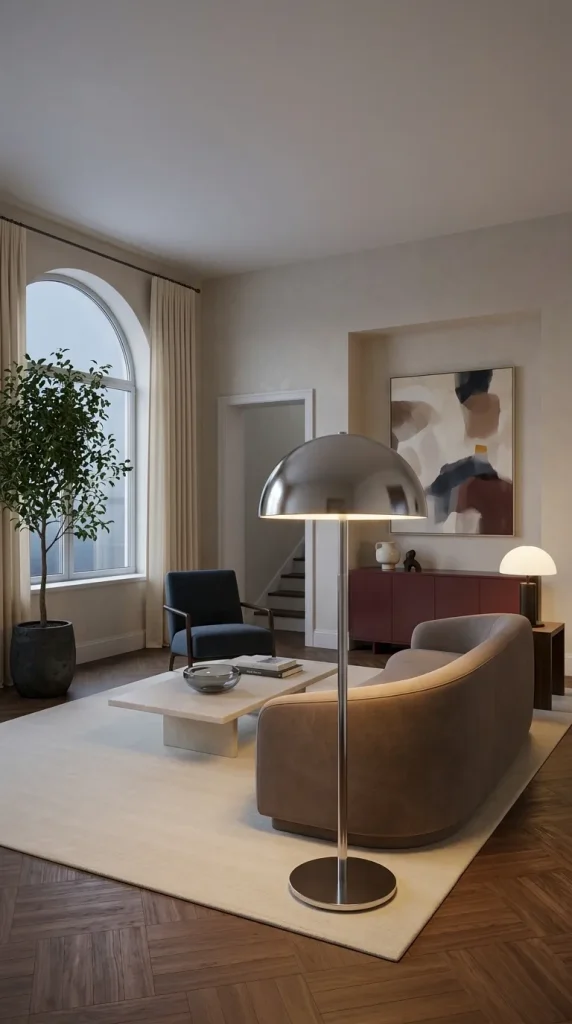 Try Torchiere, Globe, or Mushroom-Style Lighting