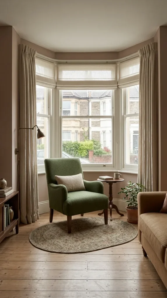 Turn a Bay Window Into a Cosy Reading Corner